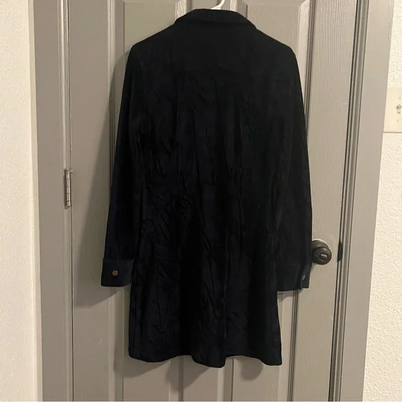 Julie Brown New York Navy Dress with Button Front - Picture 5 of 6